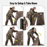 Demonstration of the panel blind setup & take down
